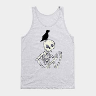 Sad Skeleton Tank Top